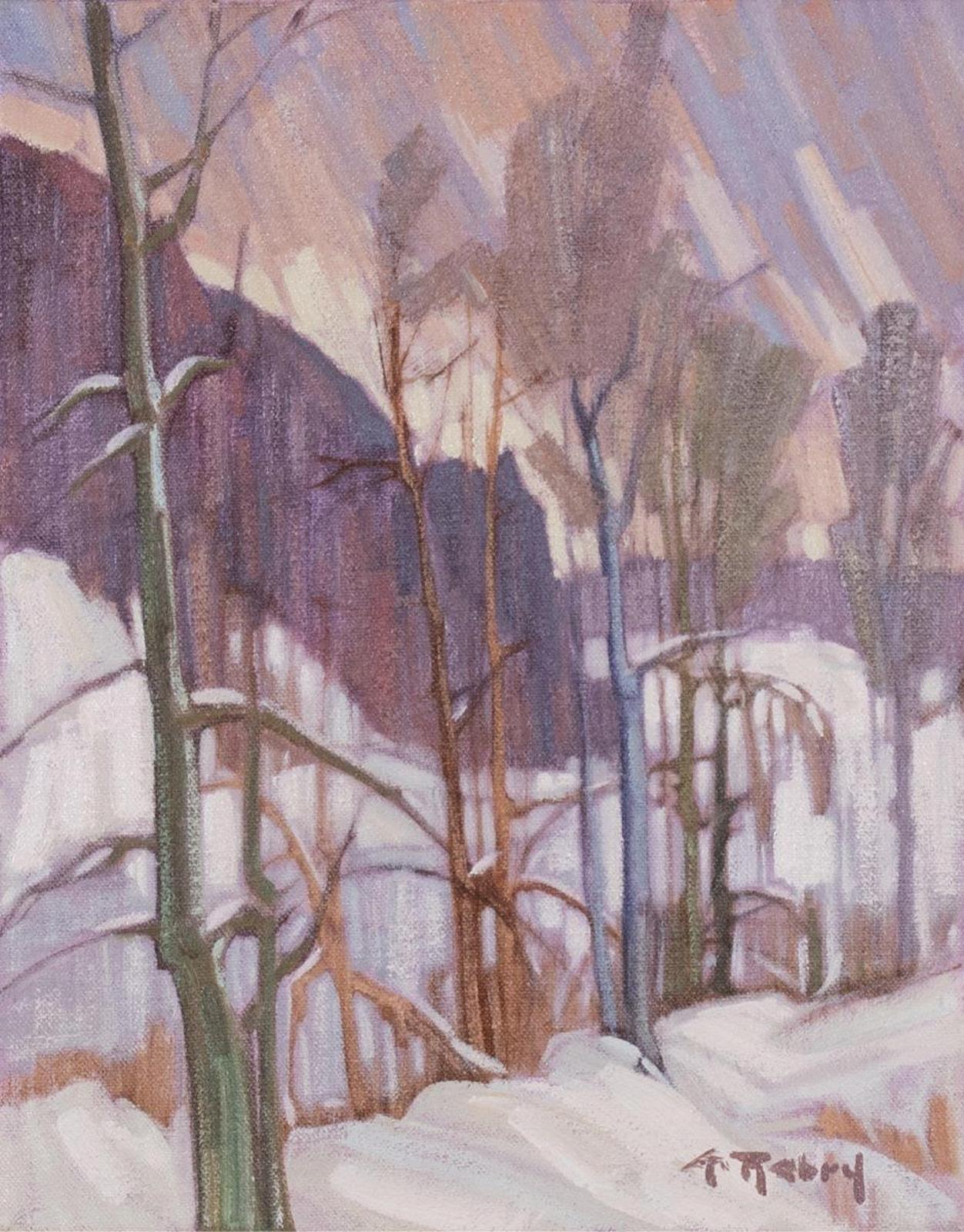 Gaston Rebry (1933-2007) - Vers St. Mathieu Du Parc, Que.; 1990