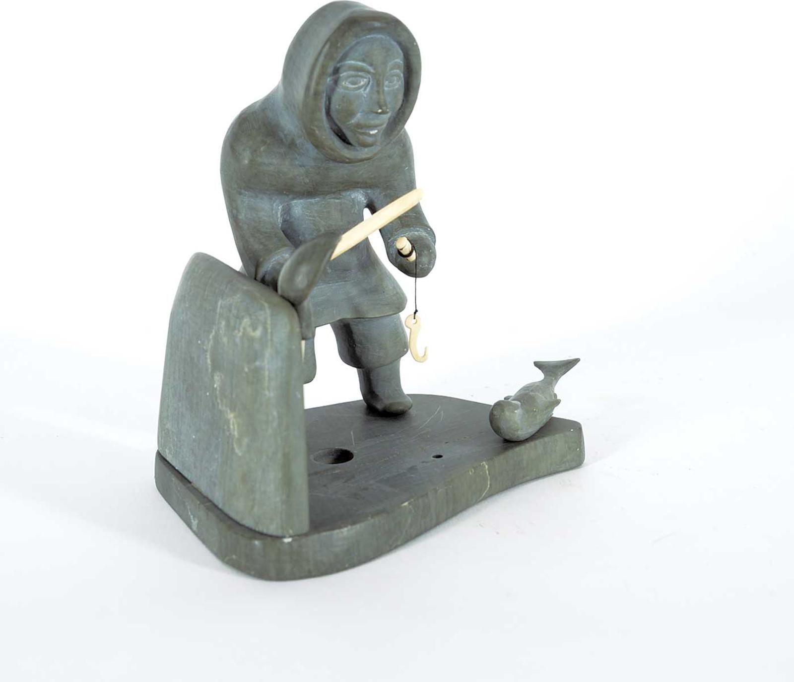 Eegee Inuit - Untitled - At the Fishing Hole