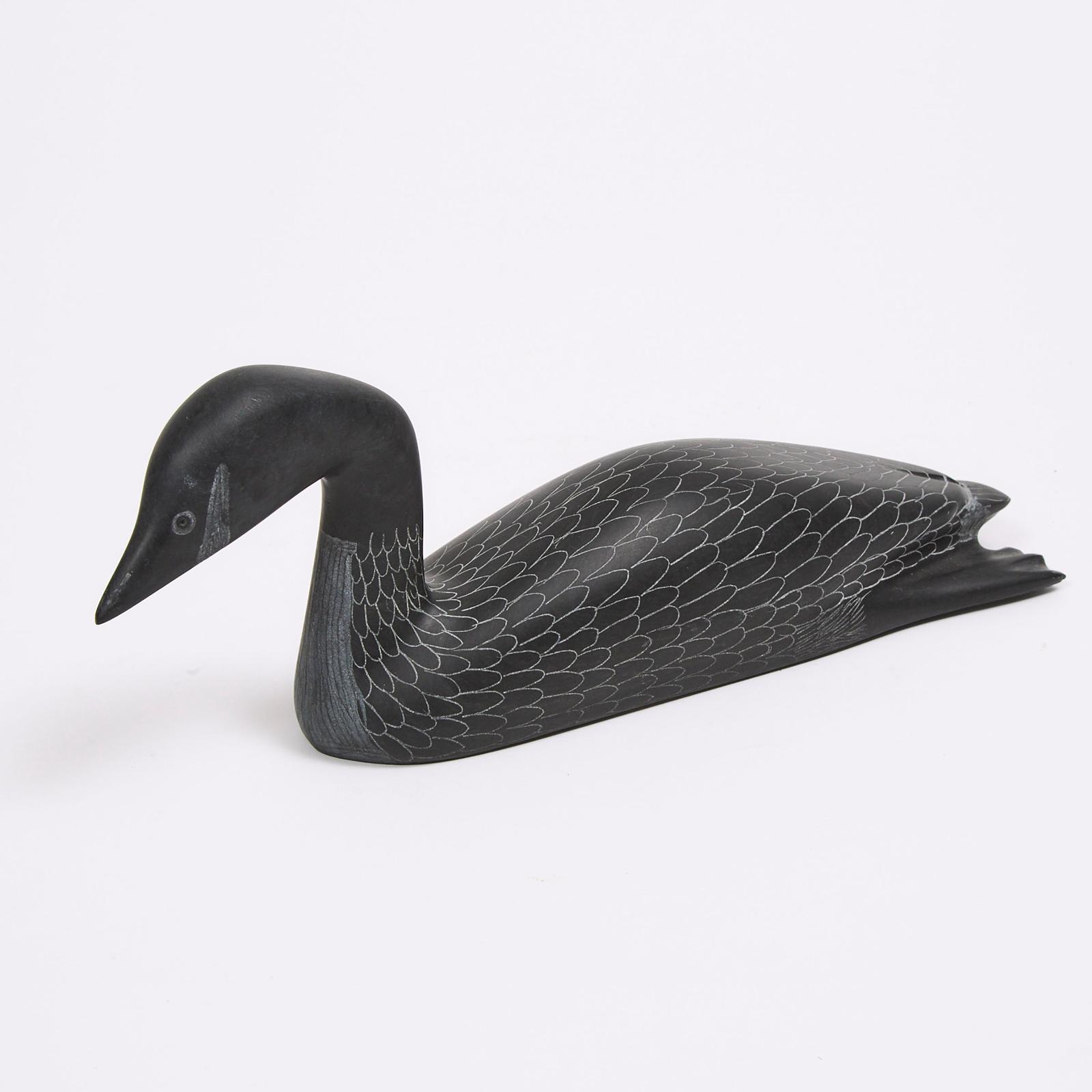 Samwillie Iqaluq (1925-1993) - Swimming Bird