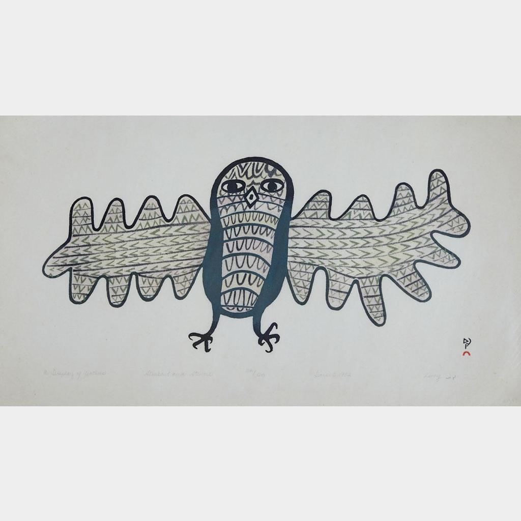 Lucy Qinnuayuak (1915-1982) - A Display Of Feathers