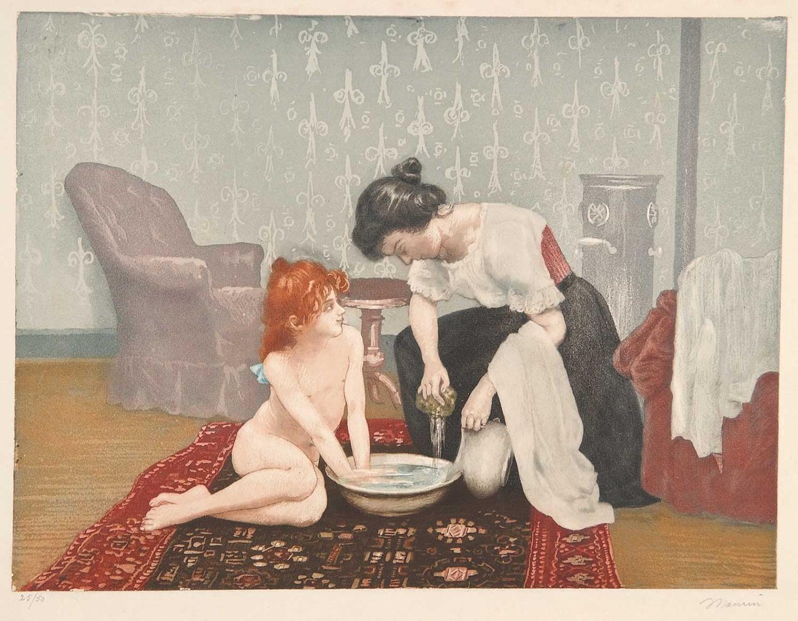 Charles Maurin - Untitled - Mother Daughter #25/50
