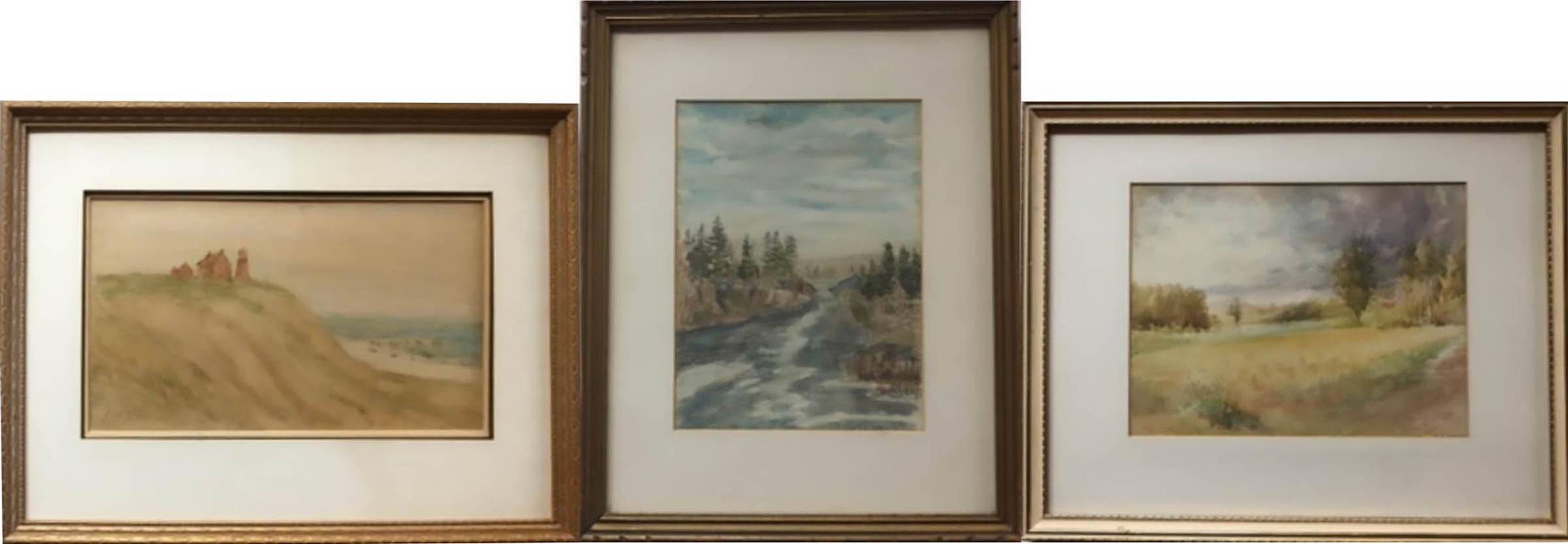 Frederick Henry Brigden (1871-1956) - Coastal Study/River Study/Landscape Study
