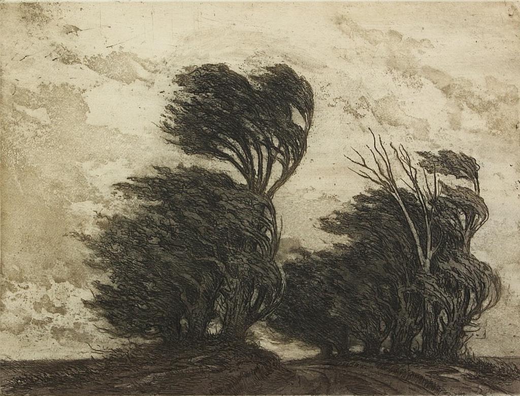 Mykhailo Hordioyovich Derehus (1904-1997) - The Wind