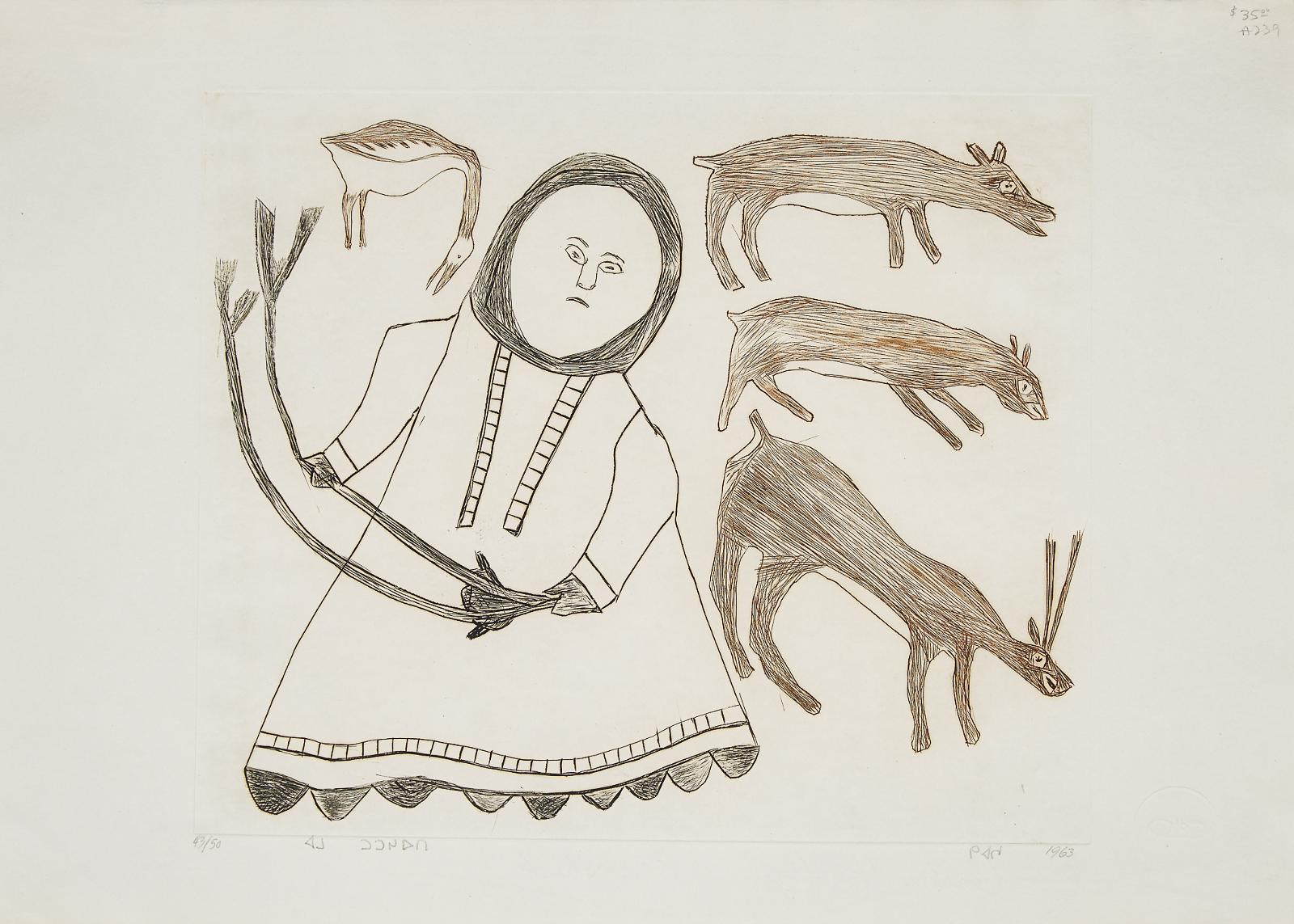 Kiakshuk (1886-1966) - Caribou Hunting