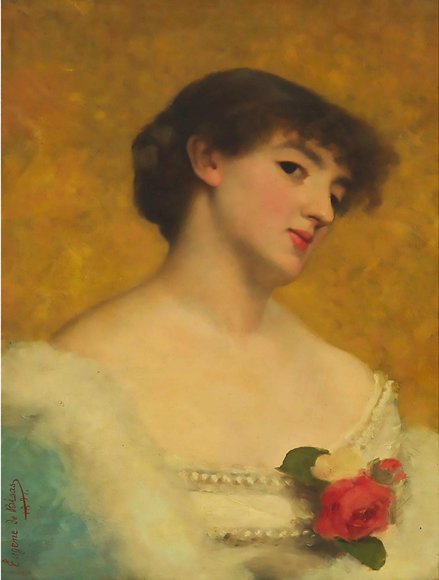 Eugene de Blaas (1843) - Coquette, 1891
