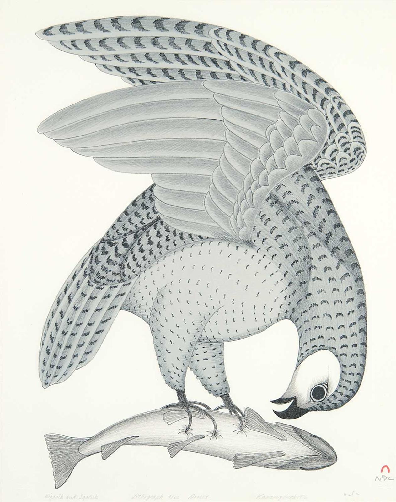 Pootoogook (1887-1958) - Kigavik and Iqaluk #9/50