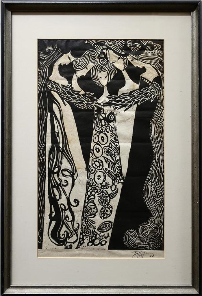 Toller Cranston (1949-2015) - Untitled (The Five Graces)