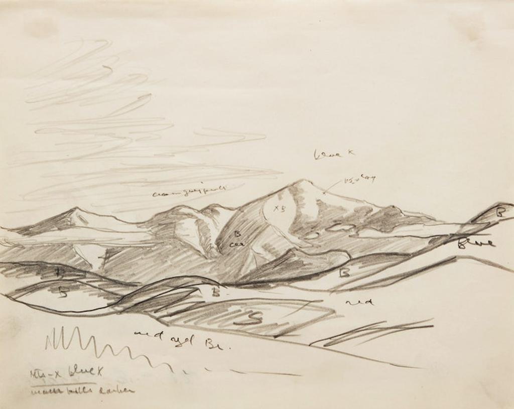Lawren Stewart Harris (1885-1970) - White Mountains, New Hampshire, Book 3 - 14