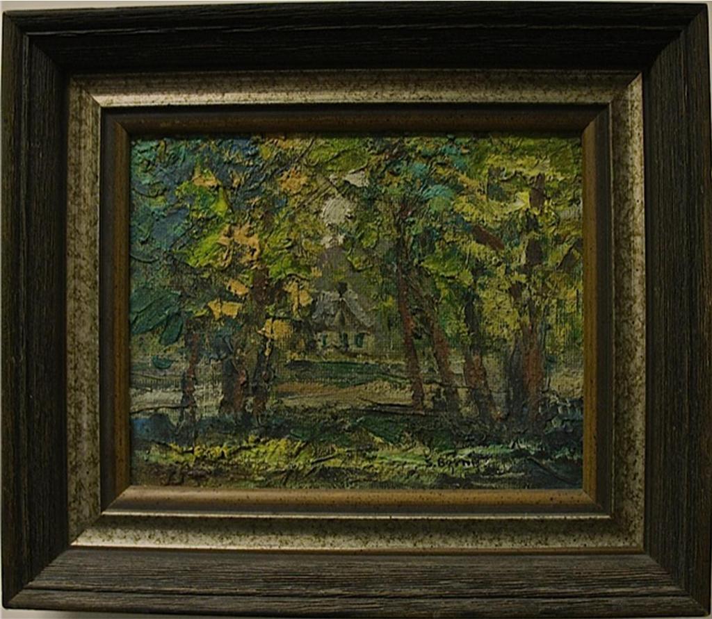 Sydney Martin Berne (1921-2013) - House Thru Trees