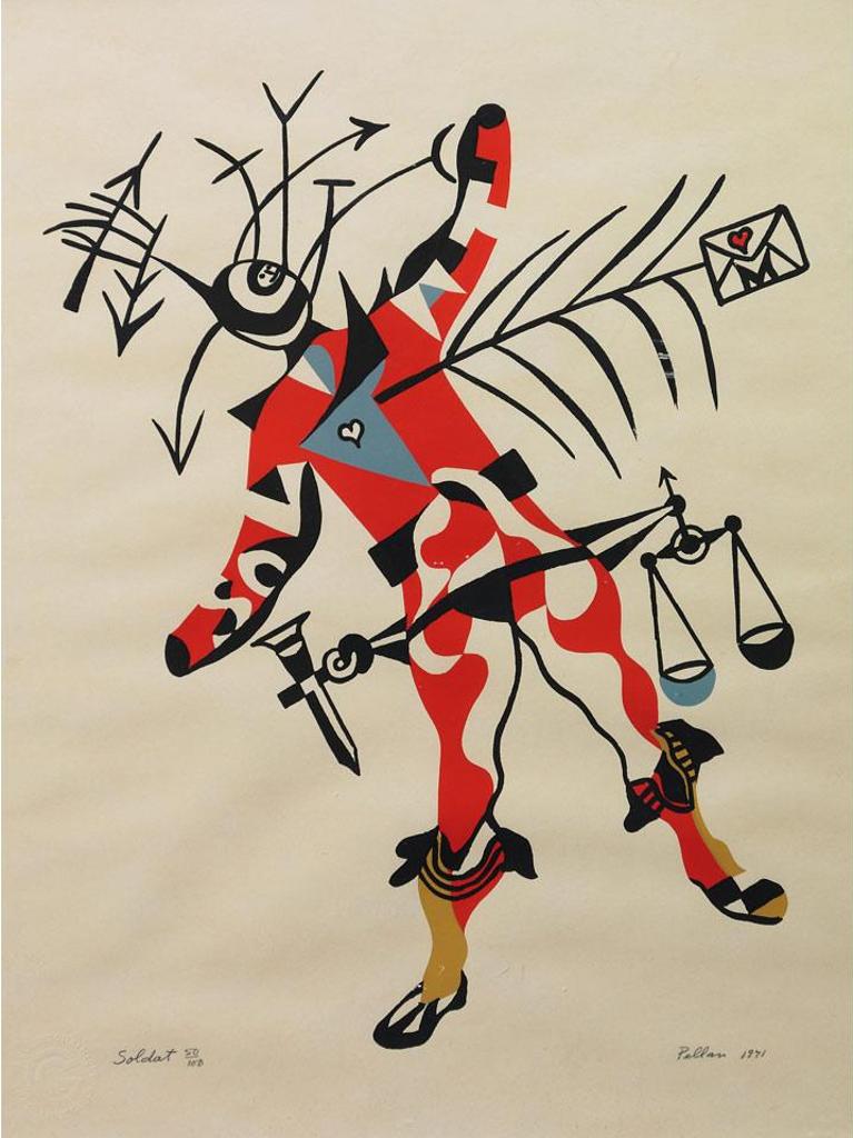 Alfred Pellan (1906-1988) - Soldat