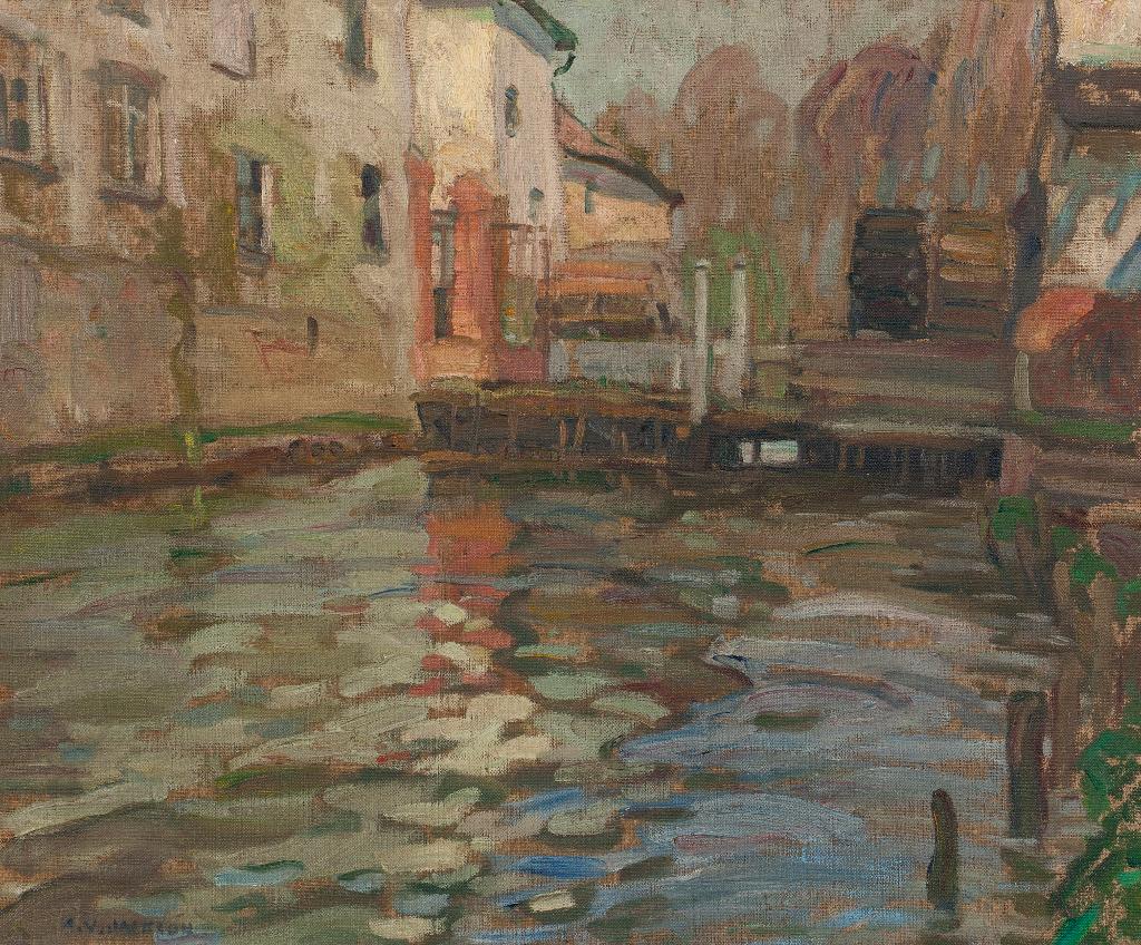 Alexander Young (A. Y.) Jackson (1882-1974) - The Somme River At Picquigny