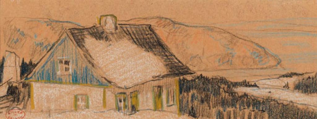 Clarence Alphonse Gagnon (1881-1942) - Farmhouse, Baie-St-Paul