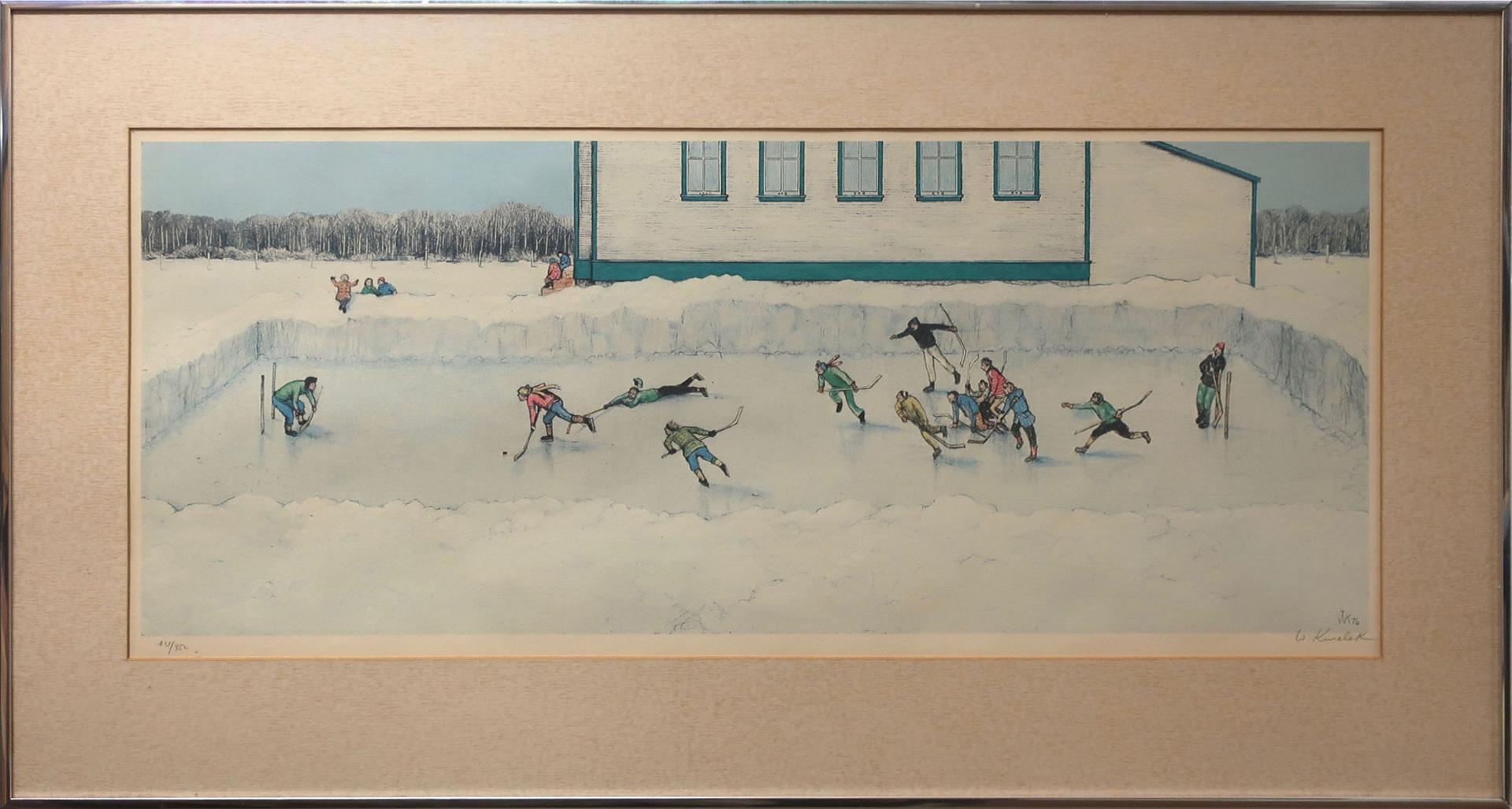 William Kurelek (1927-1977) - Breakaway, 1976