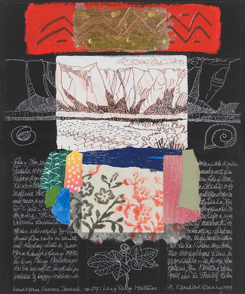 Anne Meredith Barry (1932-2003) - Long Range Mountains