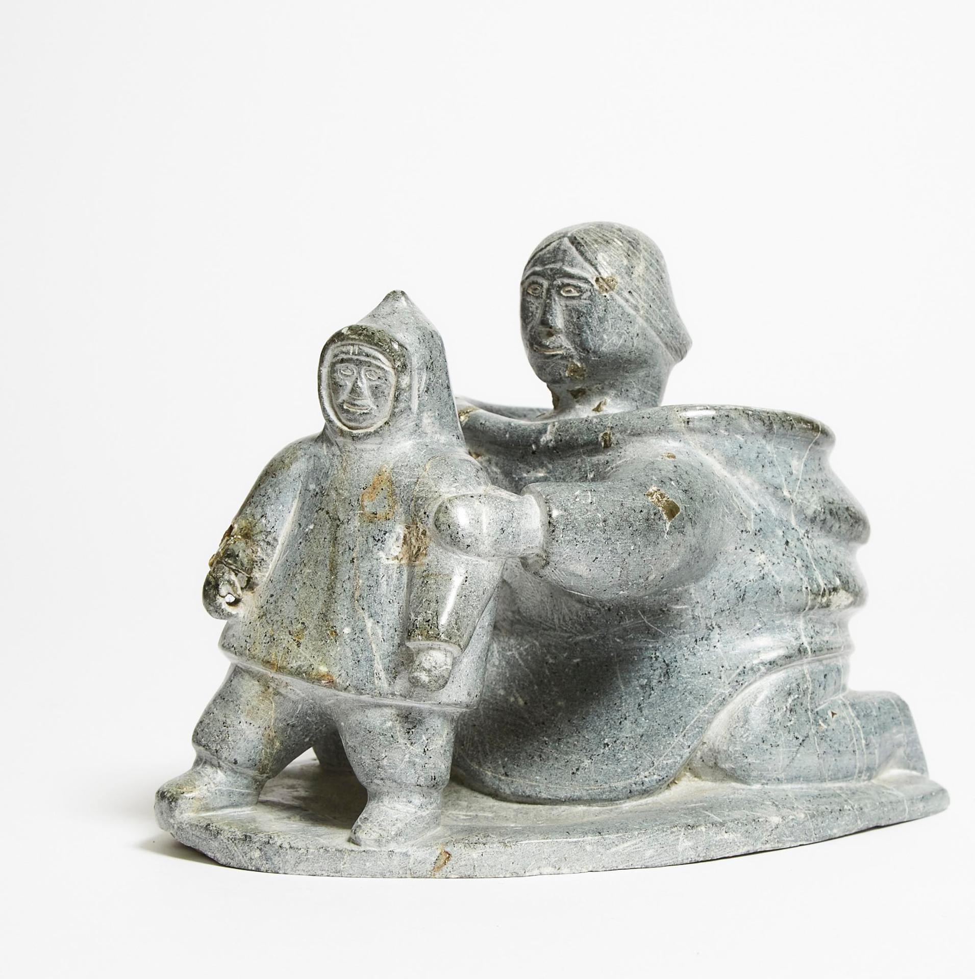 Arpik Johnny Tuniq (1932-2001) - Mother And Child