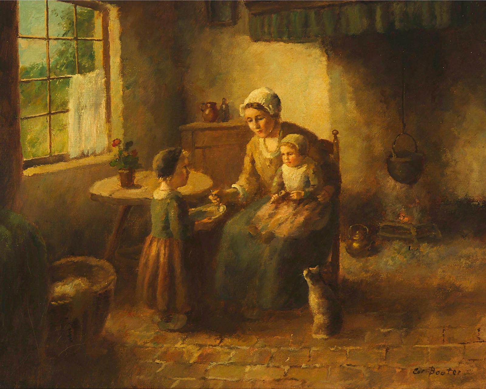 Cornelis Wouter Bouter (1888-1966) - The Morning Meal