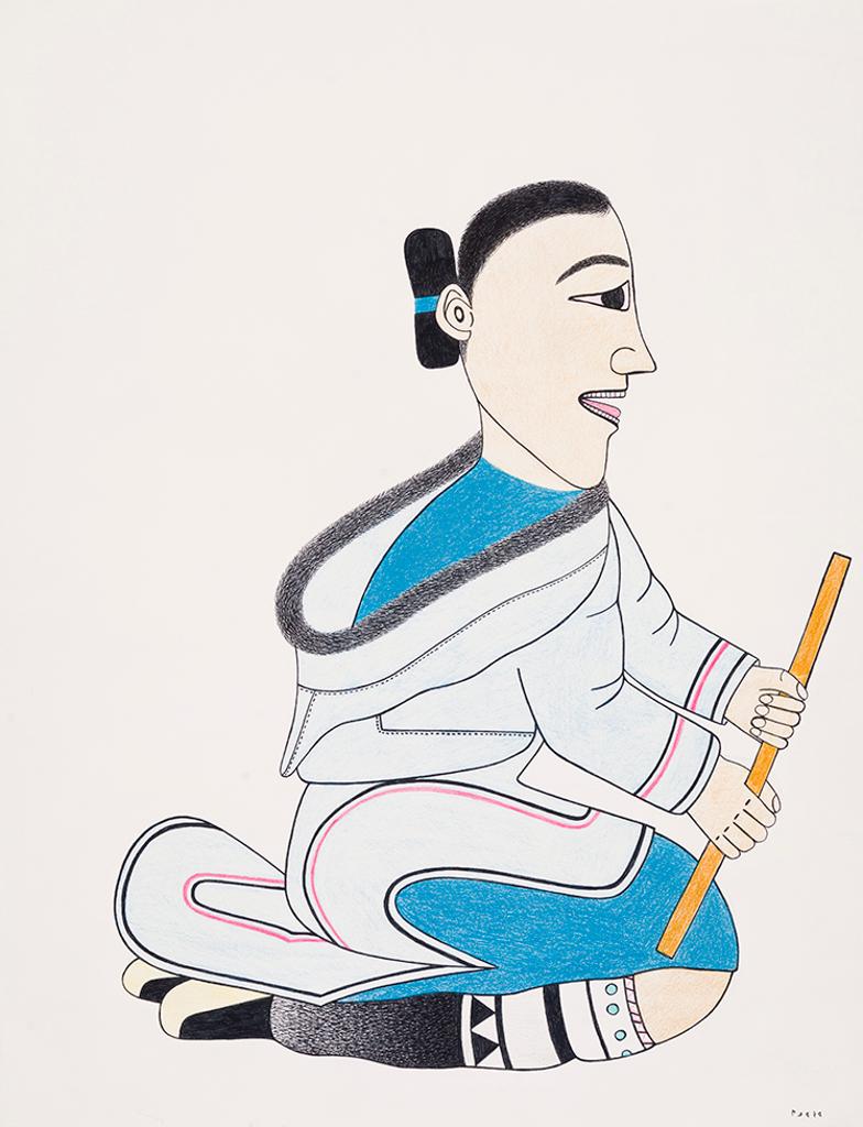 Kenojuak Ashevak (1927-2013) - Seated Figure
