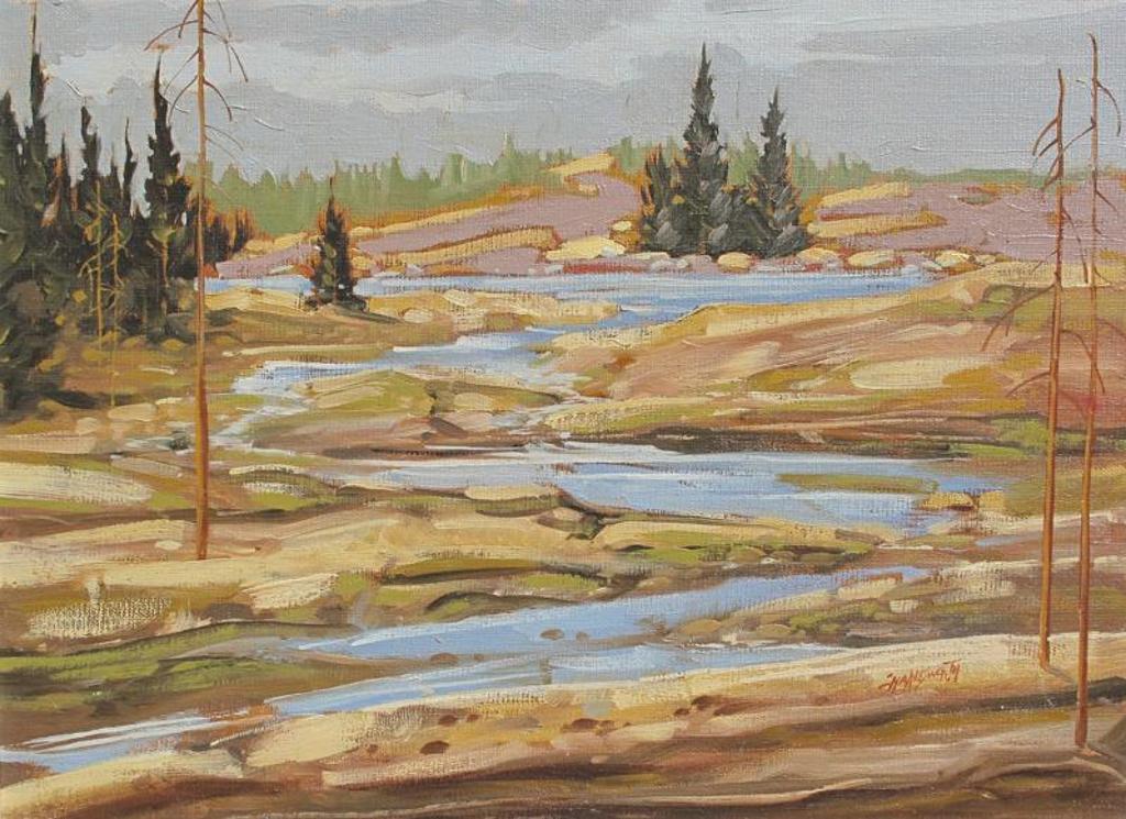 Rod Charlesworth (1955) - River Steps; 1983