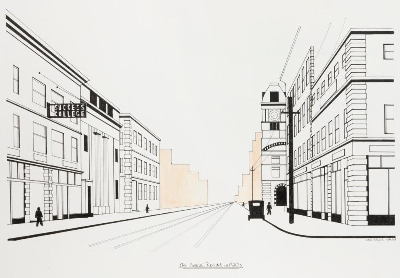 David J. Fuller - 11th Avenue Regina in the 1920s