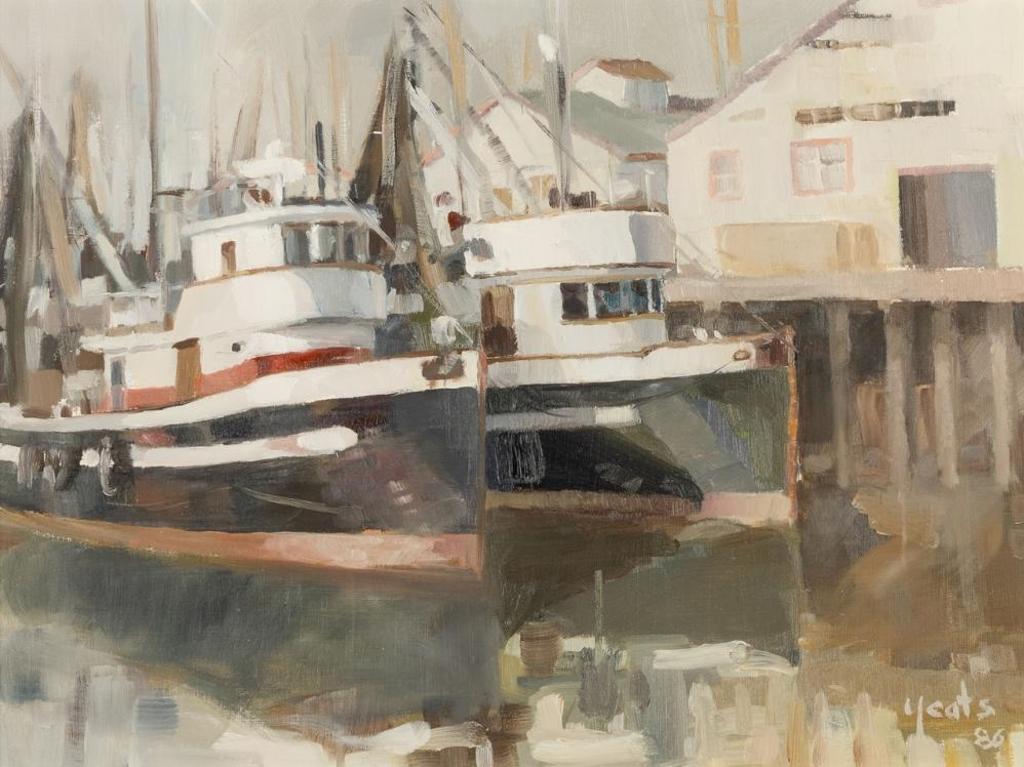 Craig Yeats (1951) - Fishing Boats at the Dock