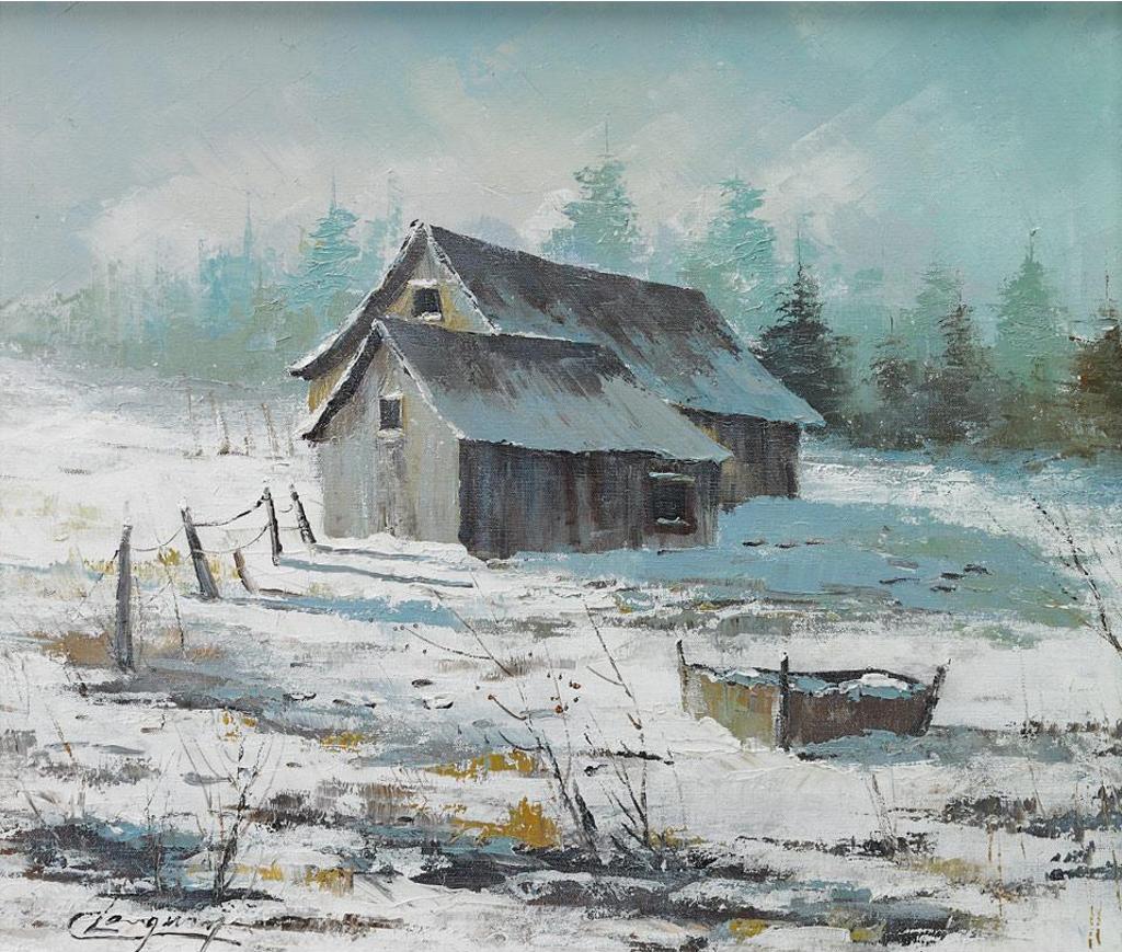 Claude Langevin (1942-2024) - Barn In Winter