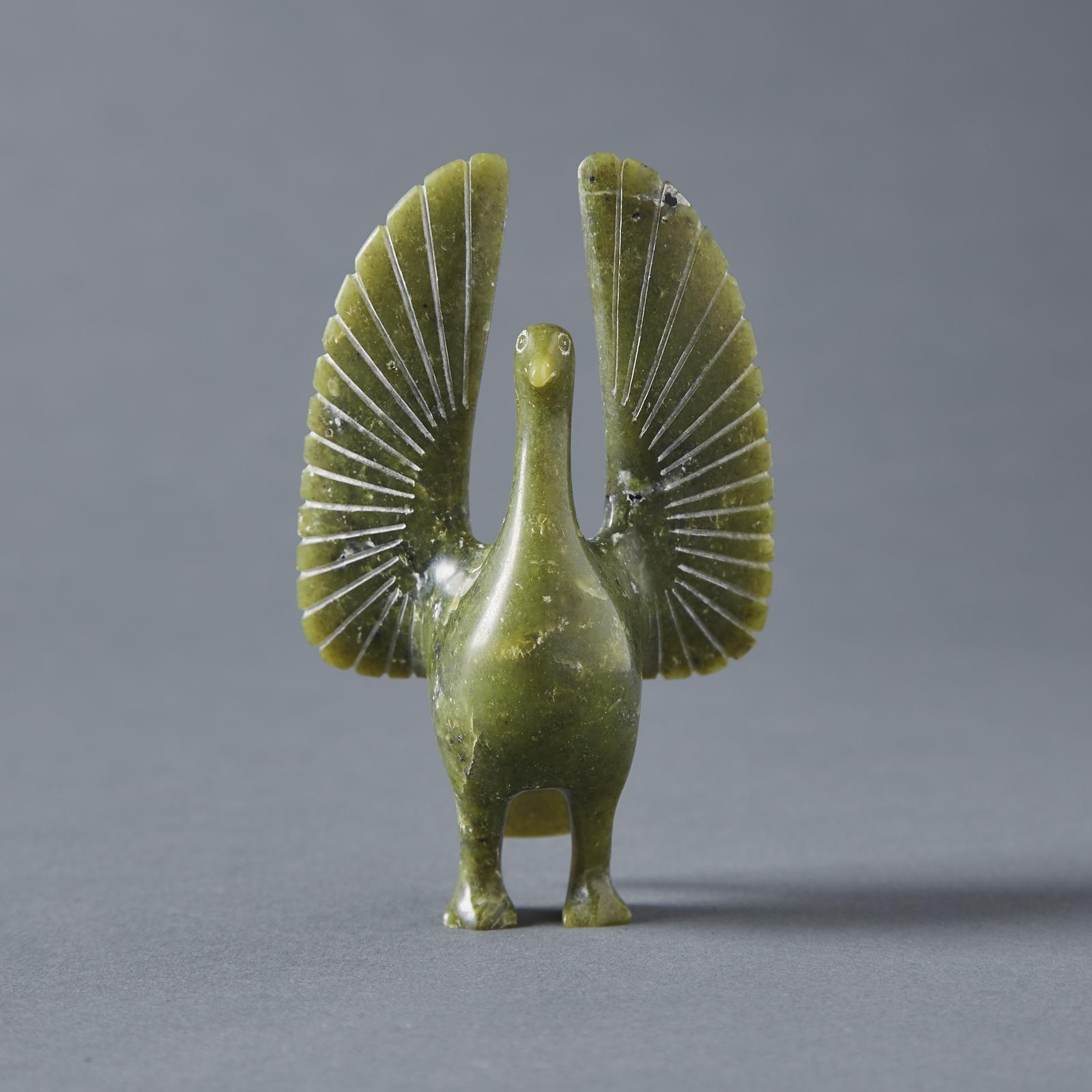 Abraham Etungat (1911-1999) - Bird With Upswept Wings