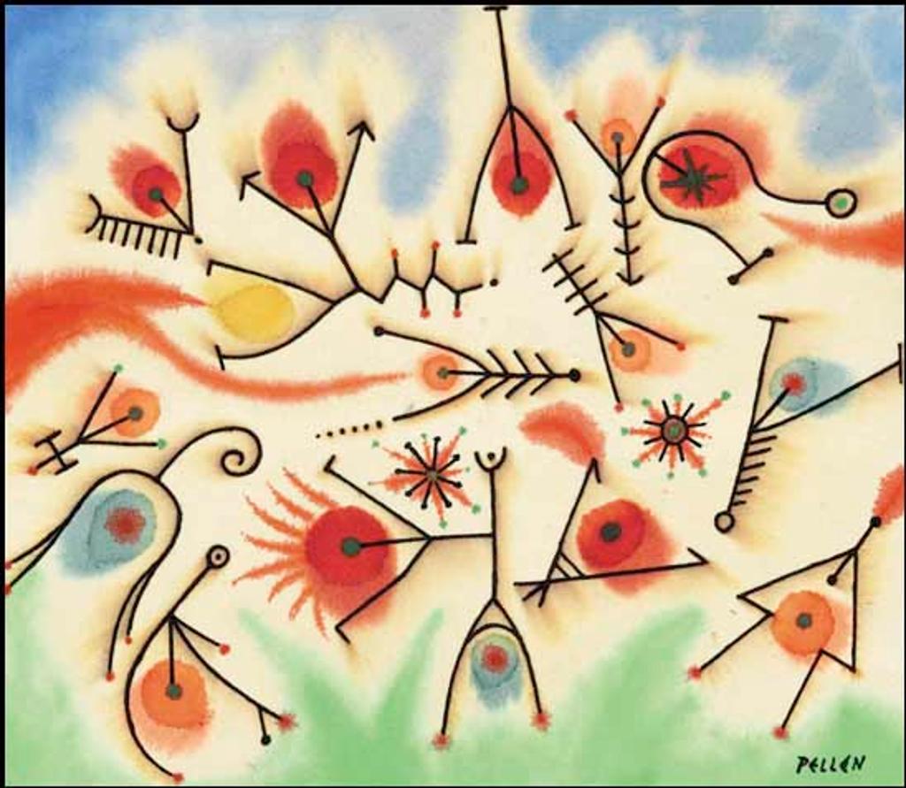 Alfred Pellan (1906-1988) - Jeu de quinze