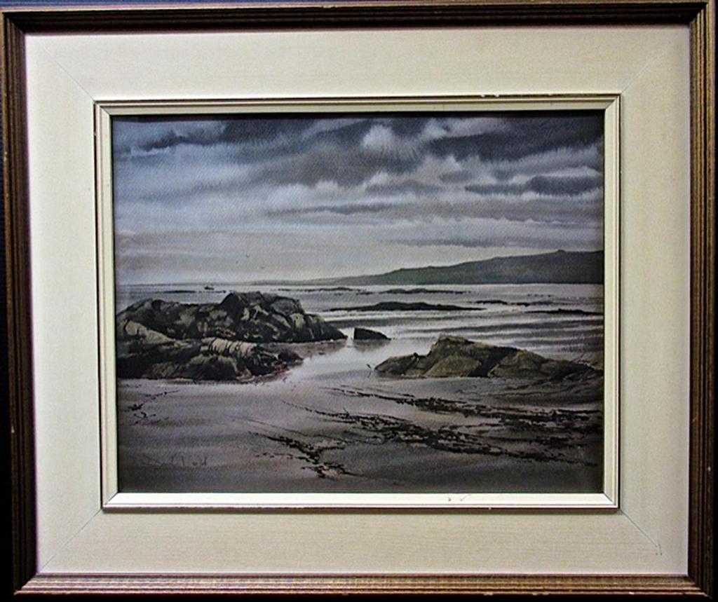 Jack Henry Reid (1925-2009) - Beach Scene - Evening