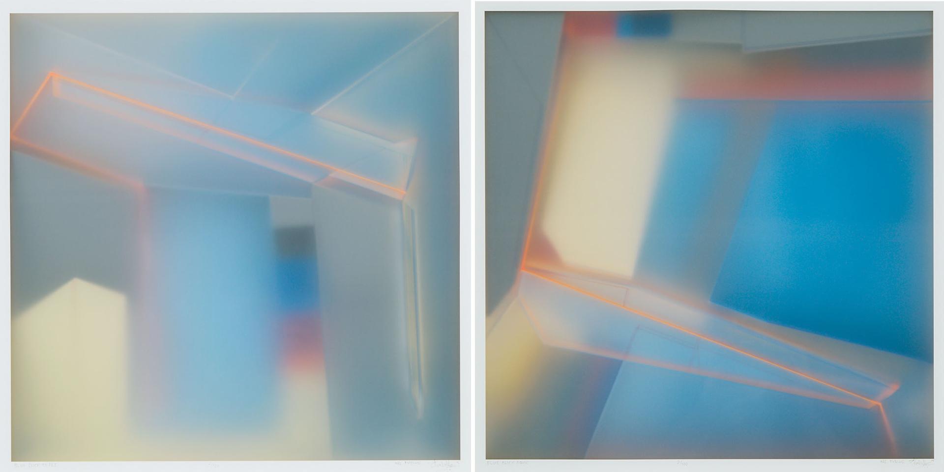 Kal Mansur (1965) - Blue Click Three; Blue Click Four, 2015