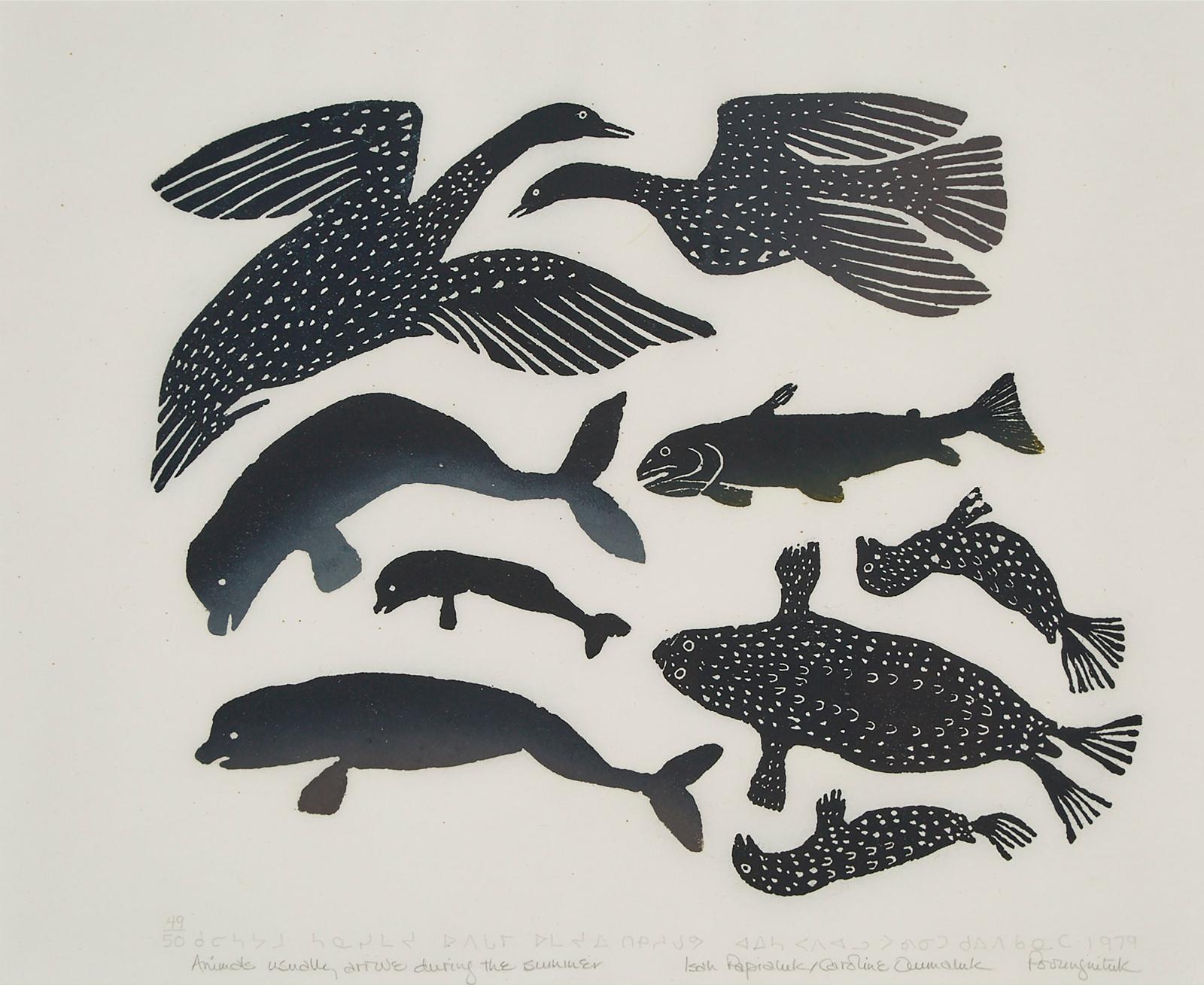 Isah Papialuk (1926) - Animals Usually Arrive During The Summer