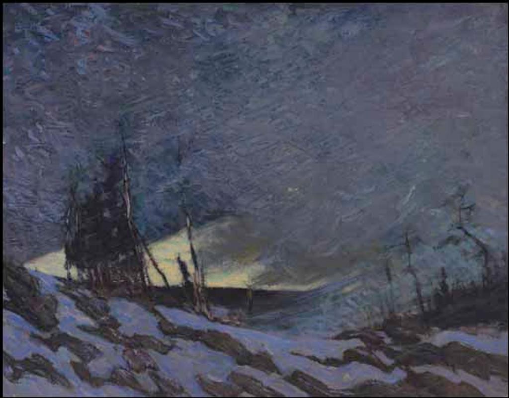 James Edward Hervey (J.E.H.) MacDonald (1873-1932) - Snow Flurries, Algonquin Park