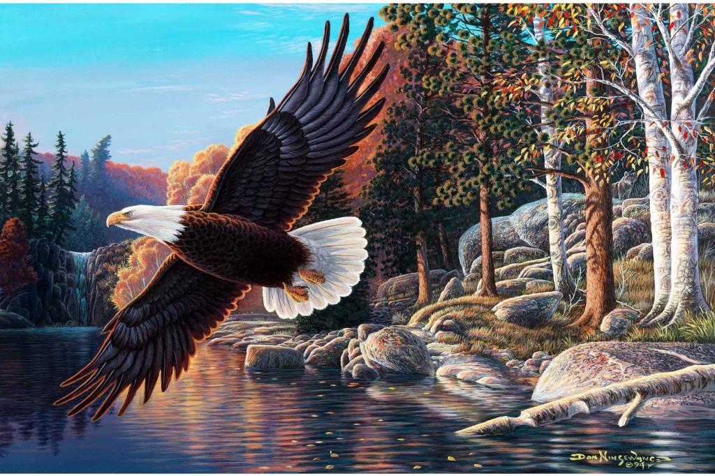 Don Ningewance (1948) - Eagle In Flight
