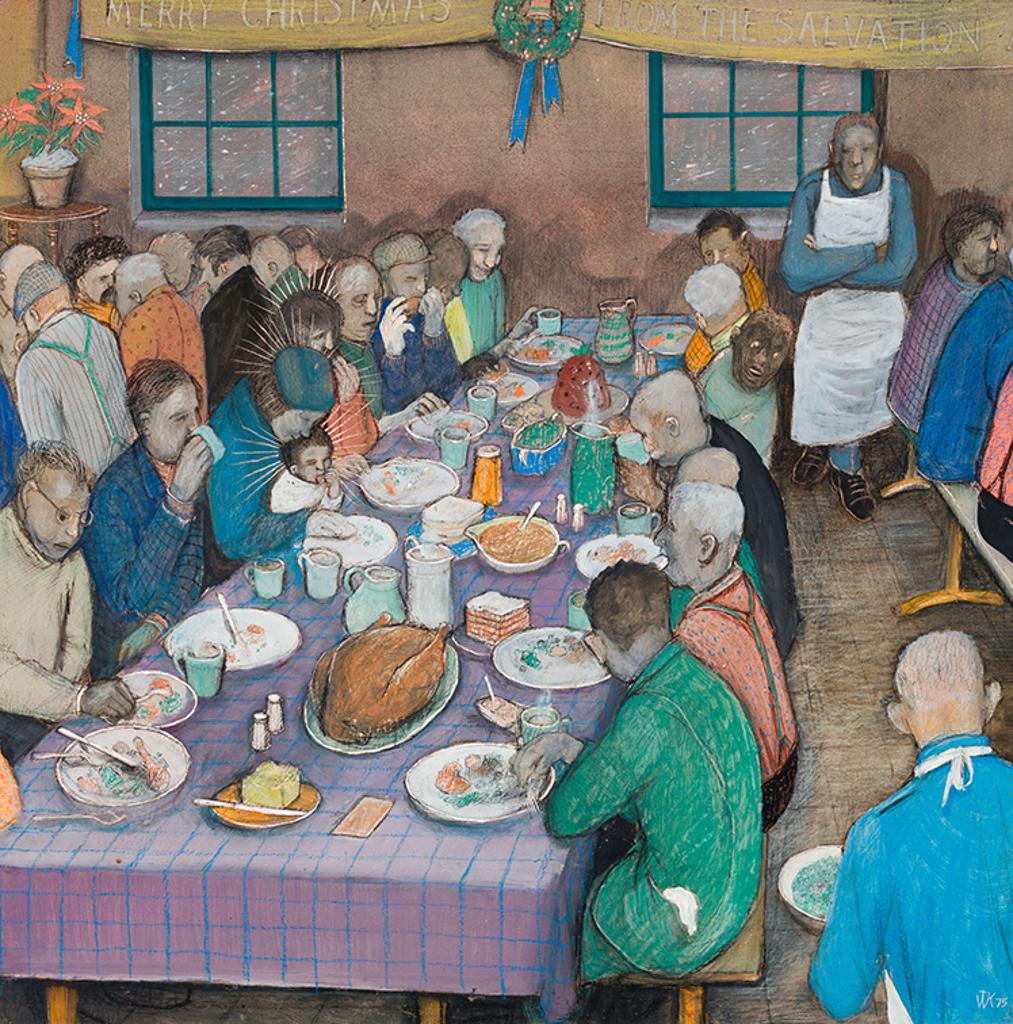 William Kurelek (1927-1977) - Done Unto Him in Halifax