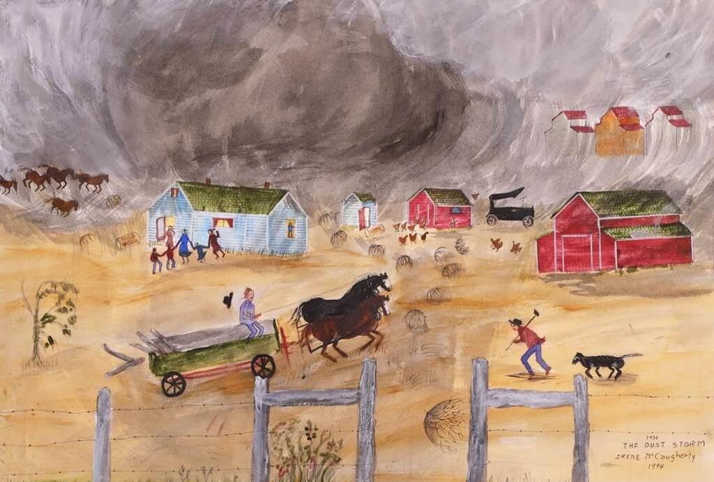 Irene E. McCaugherty (1914-1996) - 1930 THE DUST STORM; 1994