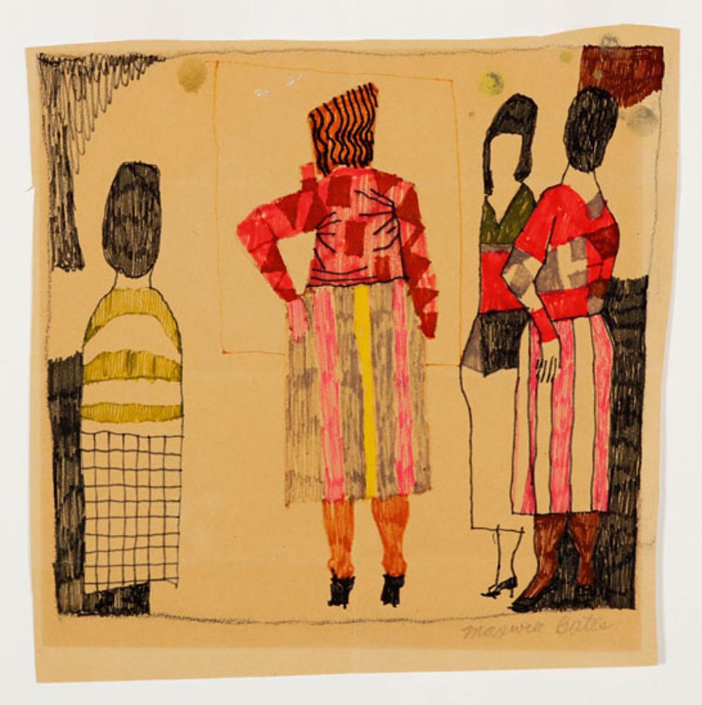 Maxwell Bennett Bates (1906-1980) - Women in Fancy Dress