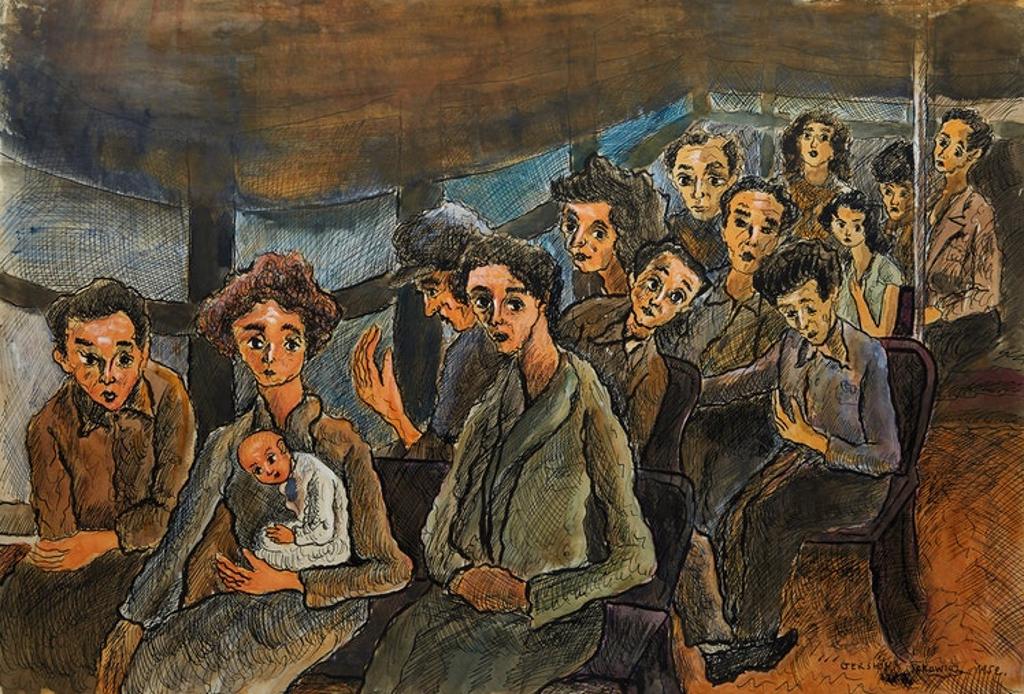 Gershon Iskowitz (1921-1988) - To Market (Toronto)