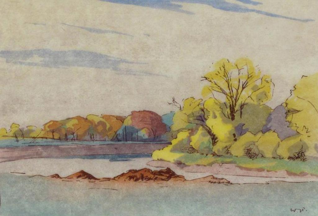 Walter Joseph (W.J.) Phillips (1884-1963) - Fall, Assiniboine River; 1931