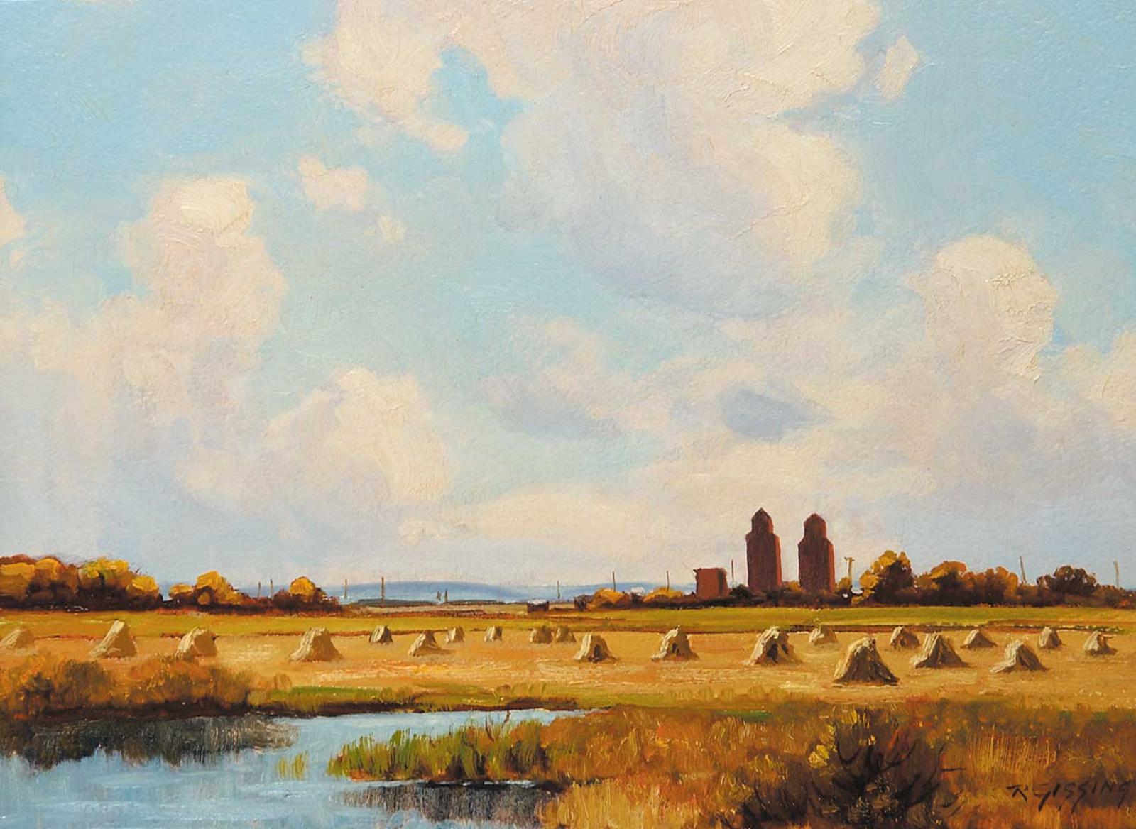 Roland Gissing (1895-1967) - Prairie Elevators