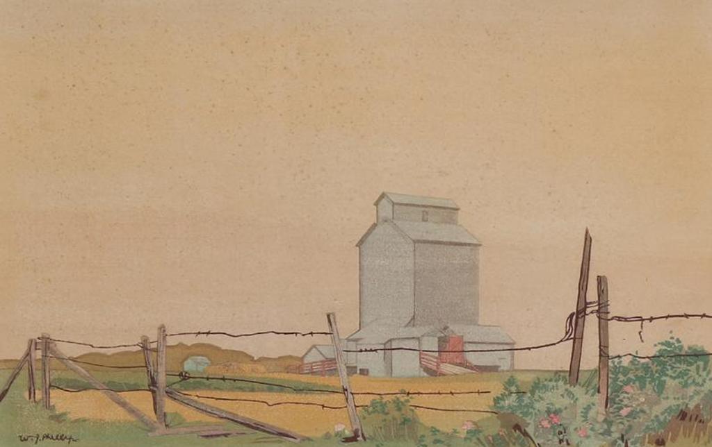 Walter Joseph (W.J.) Phillips (1884-1963) - Prairie Elevator; 1943