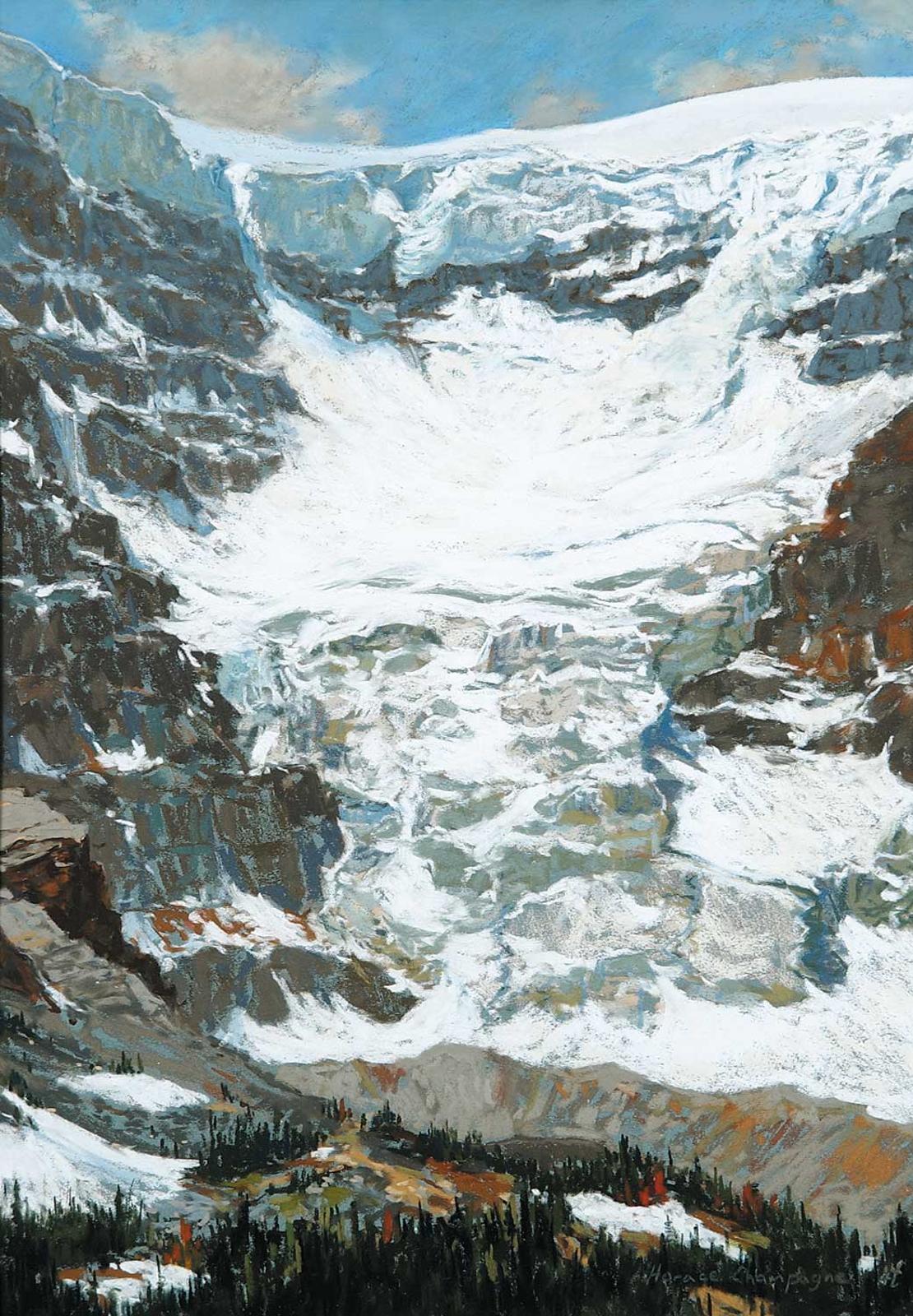 Horace Champagne (1937) - Tumbling Glacier at Columbia Icefields