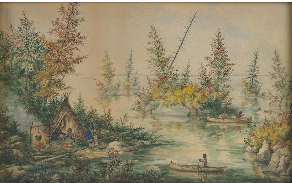 Alfred Worsley Holdstock (1820-1901) - The Thousand Islands