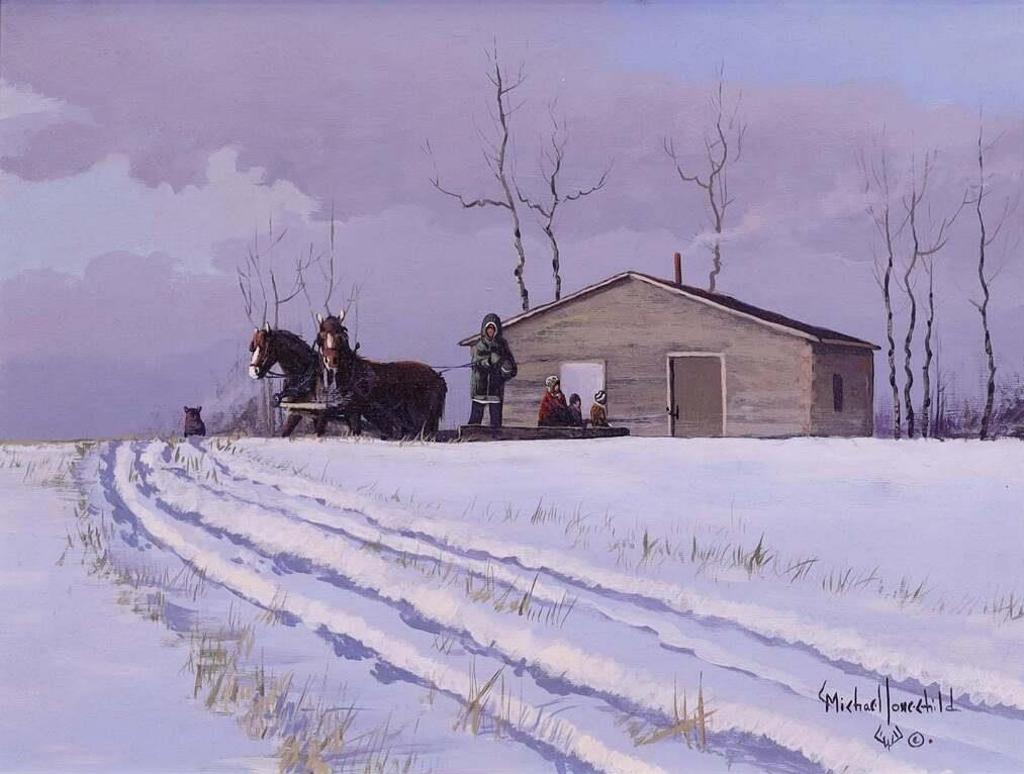 Michael Lonechild (1955) - Supper Over At East Church; 1991