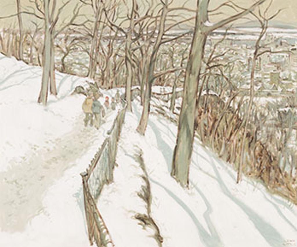 John Geoffrey Caruthers Little (1928-2024) - Sunday Afternoon on Mt. Royal, Montreal