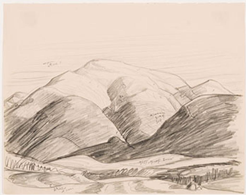 Lawren Stewart Harris (1885-1970) - White Mountains, New Hampshire (from Sugar Loaf), Book 3 - 16