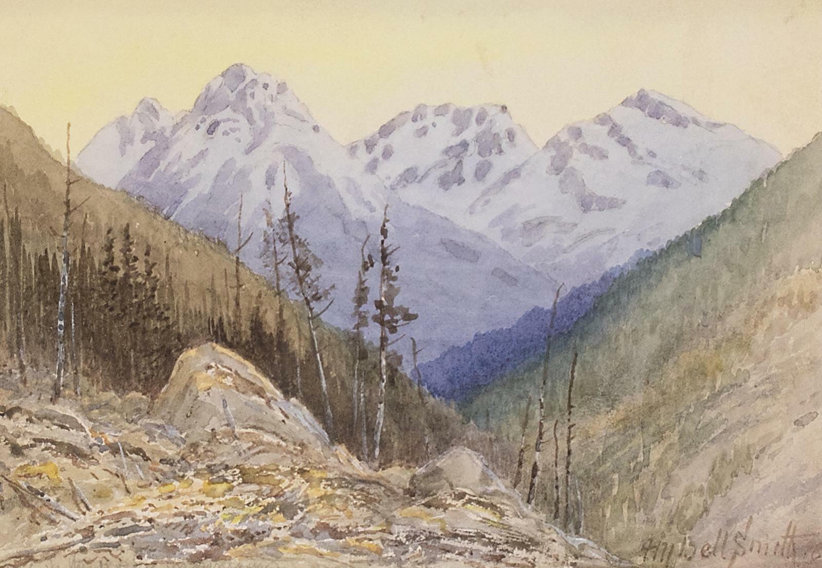 Frederic Martlett Bell-Smith (1846-1923) - Mine In The Rocky Mountains; 1889