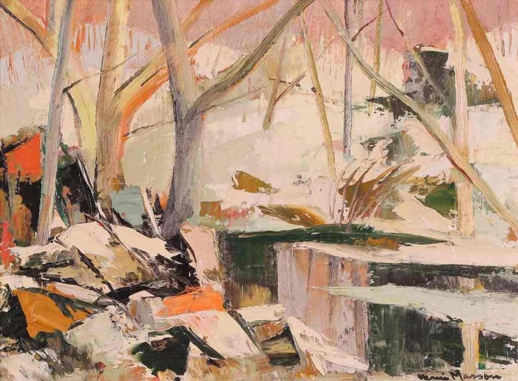 Henri Leopold Masson (1907-1996) - March On The Gatineau; 1956