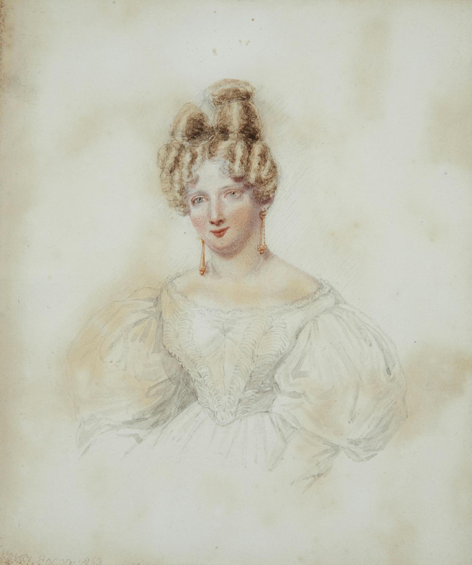 Henry Bacon (1839-1912) - Portrait of a lady