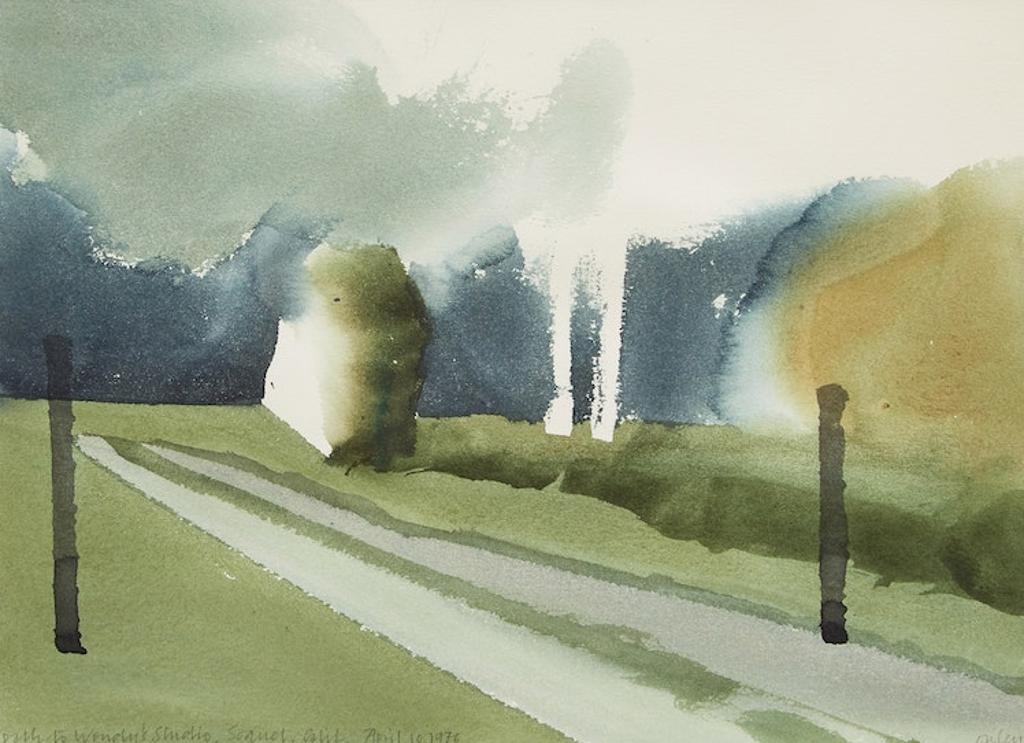 Toni (Norman) Onley (1928-2004) - Path to Wendy’s Studio, Soanet, California
