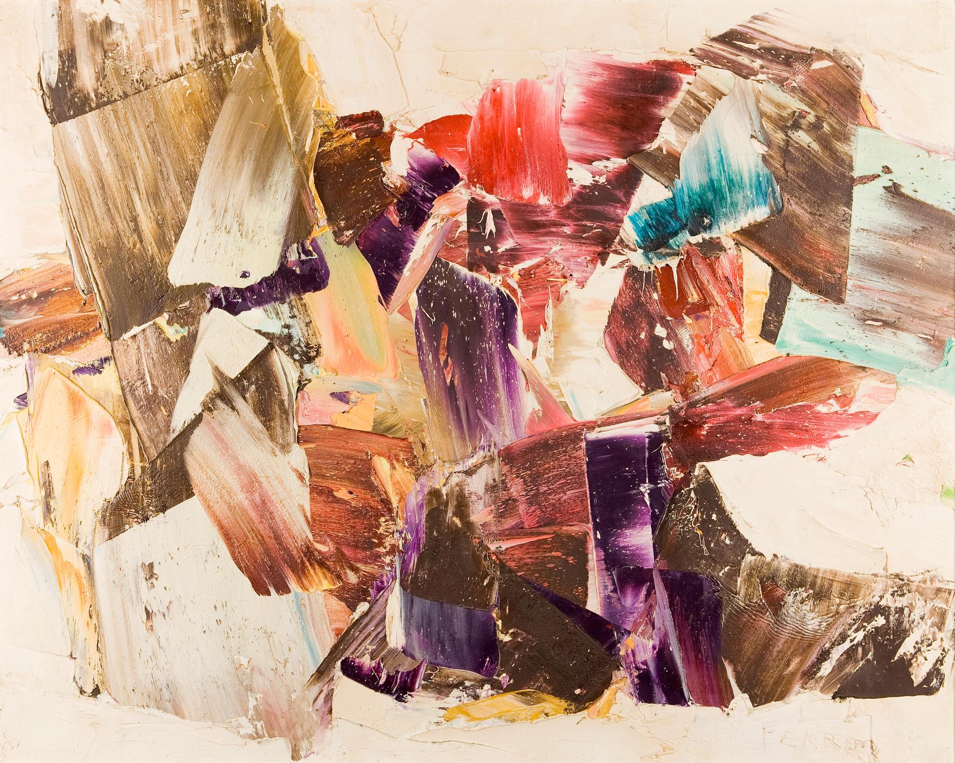 Marcelle Ferron (1924-2001) - Composition 28 3/4 x 36in (73 x 91.5cm)