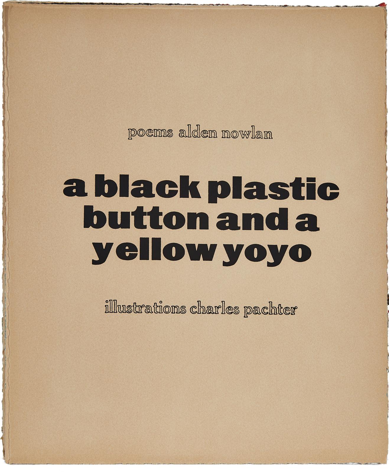 Charles Pachter (1942) - A Black Plastic Button And A Yellow Yo-Yo, 1968